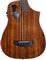 Michael Kelly Sojourn Port Acoustic Electric Travel Bass Guitar Koa with Gig Bag Front View